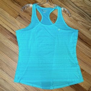 Lightweight Champion Racerback Tank Top in turquoise